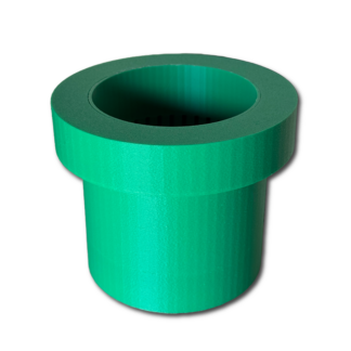 Vaso Autoirrigante "Super Tube" Mario per Piante Carnivore - Tubo verde